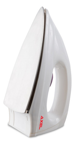 Plancha Seca Axel Ax-pl1200al Base Aluminio Pulido Blanca Blanca