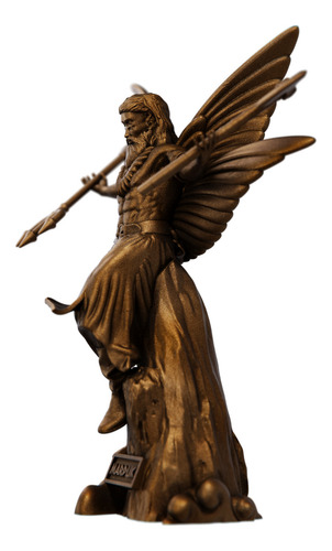 Estátua Marduk Deus Protetor Da Babilônia - Marduque Cor Cor Cobre Antigo
