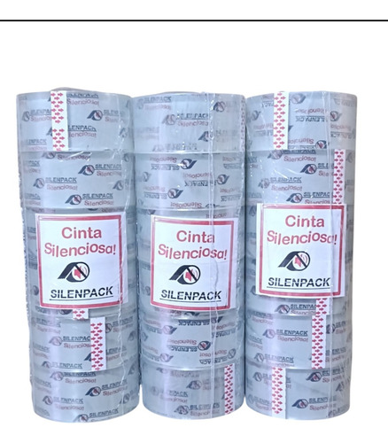 Kit De 3 Cintas Silenpack Trasparente Transparente Lisa