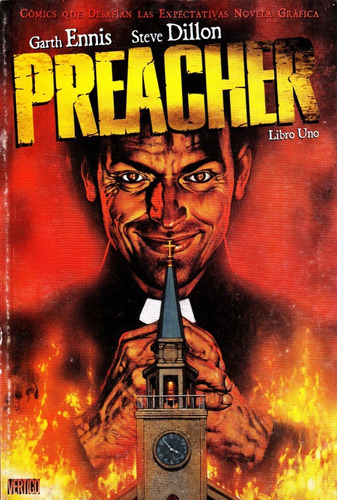 Comic Preacher Libro 1 Garth Ennis Vertigo Novela Grafica