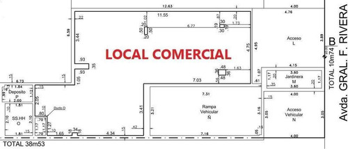 Buen Local Comercial Sobre Av. Rivera!