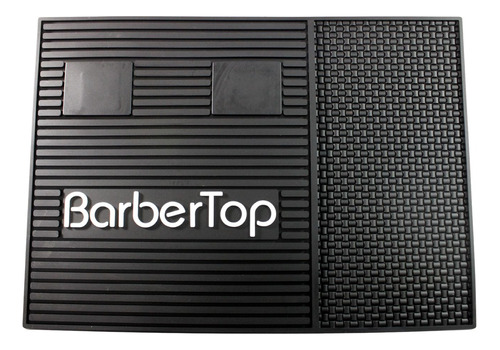 Tapete Para Barberia Silicon Negro