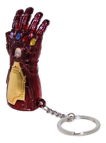 Imagen 2 de 10 de Llavero Mano De Iron Man Gemas Del Infinito Avengers Marvel