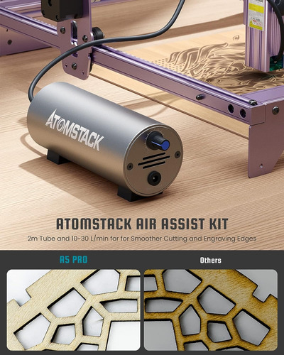 Atomstack A5 Pro 5w Grabador Láser Con Bomba De Aire