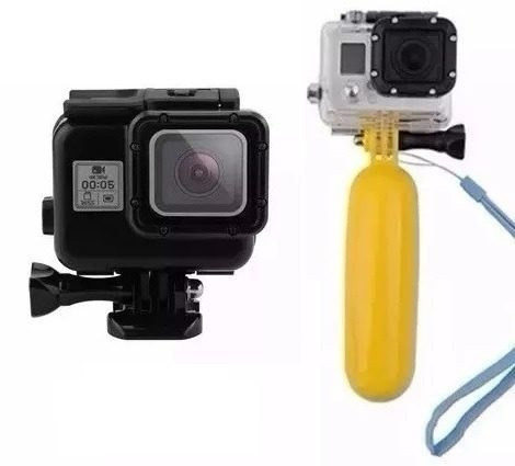 Kit Hero 5 6 7 Bastão Goeasy Estanque Preta Estojo Flutuante