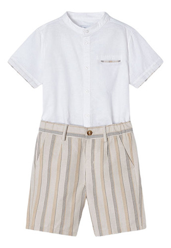 Conjunto Camisa Bermuda Niño Mayoral 3283p24