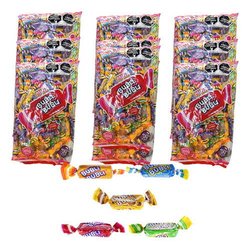 Mini Bubli Bubli 1200pz 4.2kg Goma Mascar Chicle Bomba