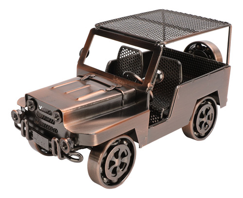 Figura Vintage De Metal Adorno Para Coche, Modelo De Juguete