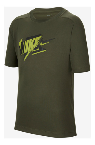 Polera Nike Multi Niños Verde