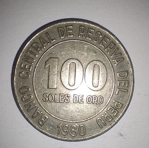 Moneda Del Perú 100 Soles De Oro