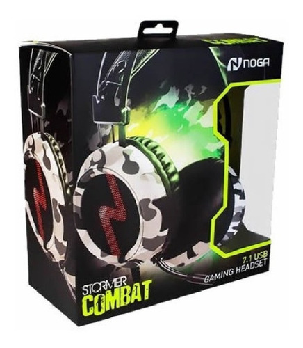 Auricular Noga Gamer 7.1 St-combat Stormer Con Micrófo