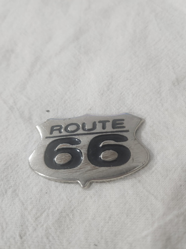 Insignia Escudo Ruta 66 Metal