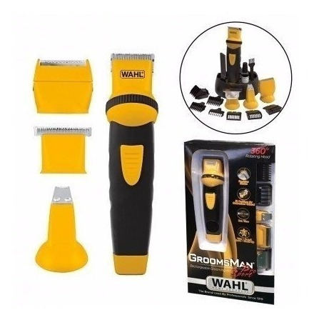 Imagen 10 de 10 de Maquina Wahl Groomsman Pro Sport Recargable Patillera Barba