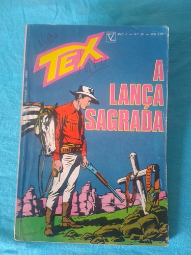 Tex 25 A Lança Sagrada Ed. Vecchi 1º Edicão (Usado)