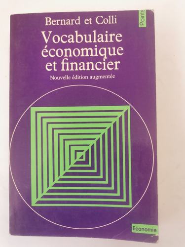 Vocabulaire Economique Et Financier