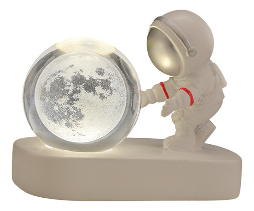 Luz De Noche Con Bola De Cristal 3d, Lámpara De Noche De
