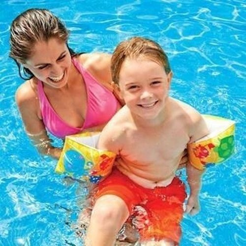 Boya con brazo flotante para niños Peixinhos, color amarillo Intex
