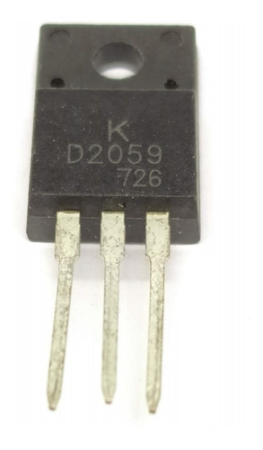 Transistor 2sd2059 D2059 To-220f 100v 5a 