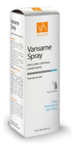 Emulsión Humectante Vansame Spray Valuge