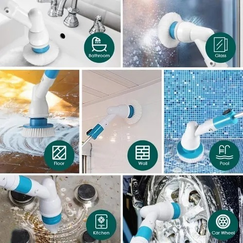 Cepillo De Limpieza Extensible Inalambrico Recargable