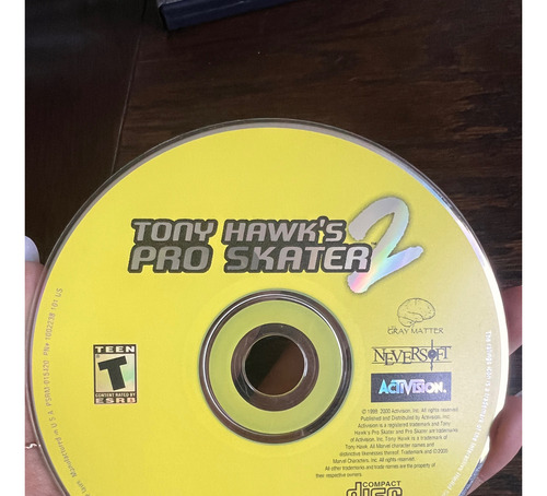 Tony Hawk Pro Skater 2 Ps1/ Solo Disco (Usado)