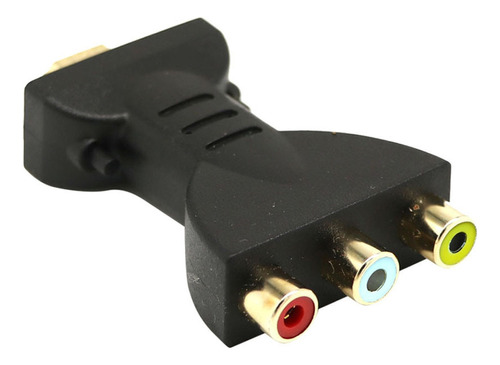 Adaptadores De Vídeo Y Audio Hdmi A 3 Rgb Rca Chapados En Or