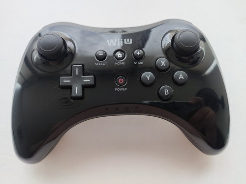 Control Pro Para Nintendo Wii U Genuino Color Negro Wup-005
