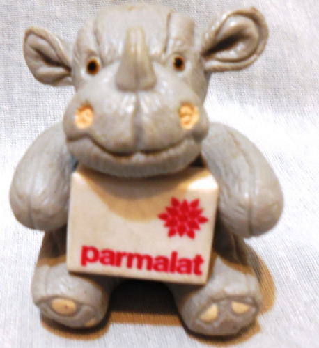 Juguete Colecciónable Rinoceronte Publicidad Parmalat 1997