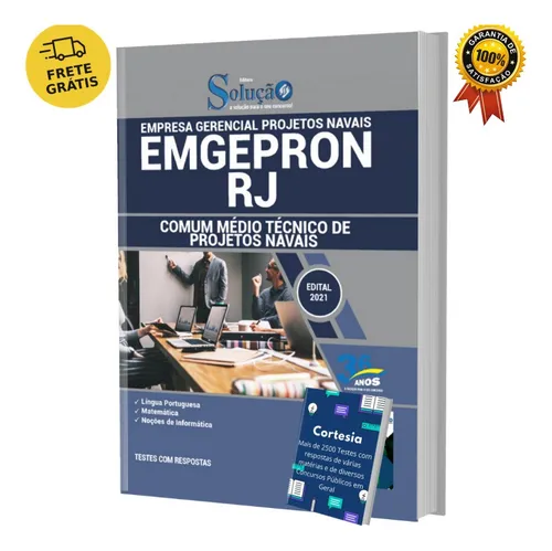 comprar Apostila Médio\u002Ftécnico De Projetos Navais Emgepron Rj