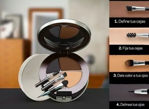 Estuche Perfeccionador De Cejas Y Ojos / Lbel Beige