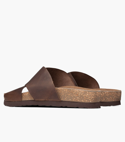 Imagen 3 de 5 de Sandalias Boating Palmer Color Marrón En Cuero Para Hombre