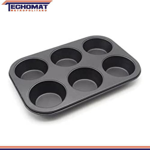 Bandeja P/hornear 6 Cup Cake Jumbo Mainstays 