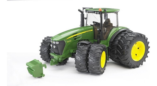 Tractor John Deere 7930 C/neumáticos Gemelos Bruder Esc 1:16