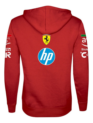 Poleron Ferrari 2025. Regalo Niño