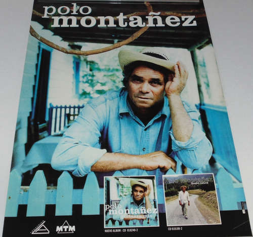 Polo Montañez Guitarra Mia Afiche Original Promocional 1999