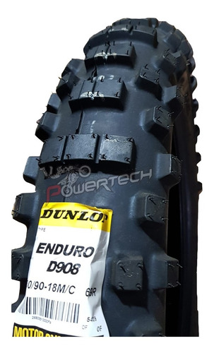 Cubierta Dunlop D908 130 / 90 - 18 Enduro Off-road - Cuo