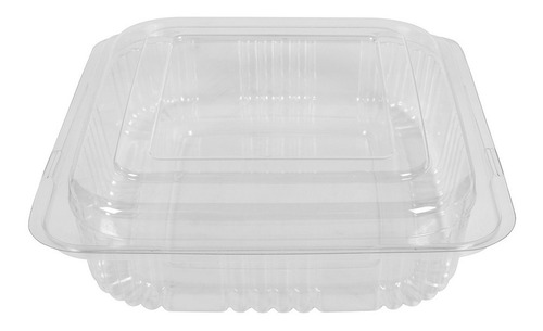 Contenedor P/sandwich Tipo Bisagra (14.6x14x4.1) 500 Pzs Pet