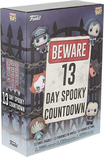 Funko Pocket Pop Calendario 13 Day Spooky Countdown Dht