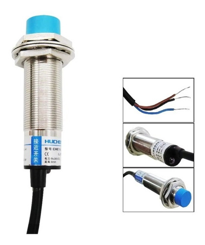 Sensor Indutivo Npn N.aberto M18 - 6/36vdc / 8mm Detecção