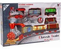 Comprar Tren A Pila Con Vias Locomotora Y Vagones