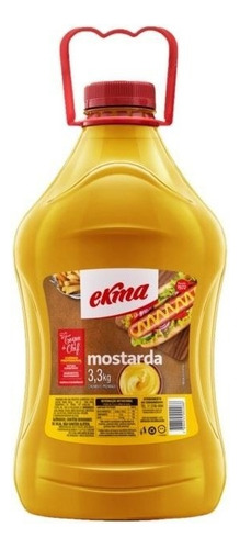 Mostarda Amarela Ekma Food Service Restaurante Bar 3,3kg