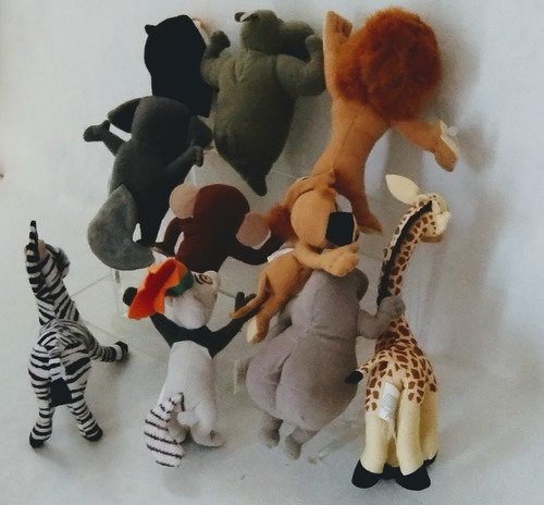 Pelúcia Animais Madagascar Dreamworks Col Mcdonald's Complet (Usado)