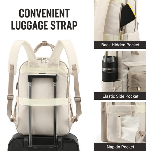Mochila Para Portátil Lovevook Para Mujer De 14 Pulgadas Con