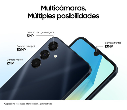 Samsung Galaxy A16 5g - 256gb, 8gb Ram, Dual Sim Azul Oscuro