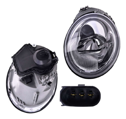 Par Faros Vw Beetle P/halogeno 2002 2003 2004 2005 Depo