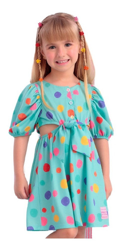 Vestido Infantil Colorido Mon Sucré Art Print 22176 B.e.