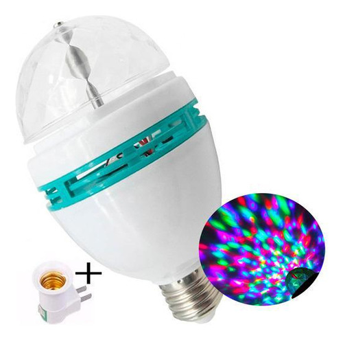 Lámpara LED giratoria Mini Party Light Ds 85260 de 13 x 7 x 13 cm