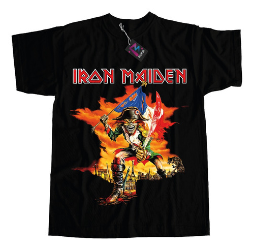 Remera Estampa Grande Iron Maiden Calidad Premium