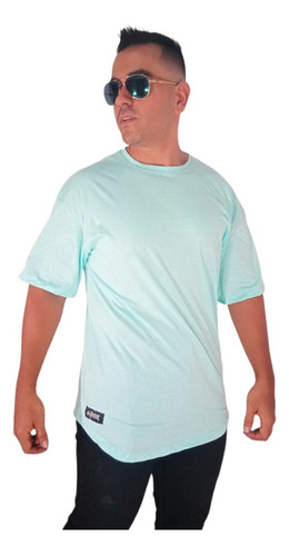 Camiseta Oversize Para Hombre Manga Caída