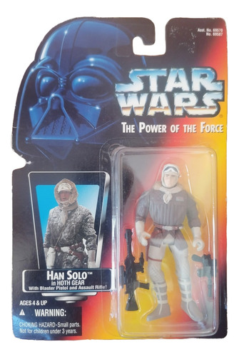 Star Wars Potf, Red Card, Han Solo Hoth Nuevo Y Sellado